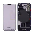 Backcover mit MagSafe-Magnet, NFC und Blitz-Flexkabel für iPhone 16 Plus (Genuine OEM) (UK / EU Version) (Schwarz)