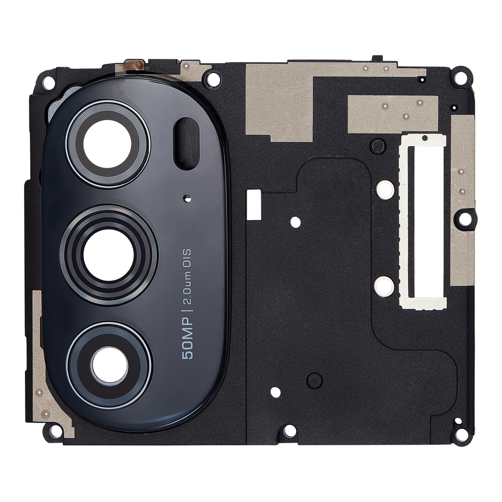 Antennenabdeckung mit Kameralinse hinten f. Moto Edge Plus/30 Pro/X30 Schwarz