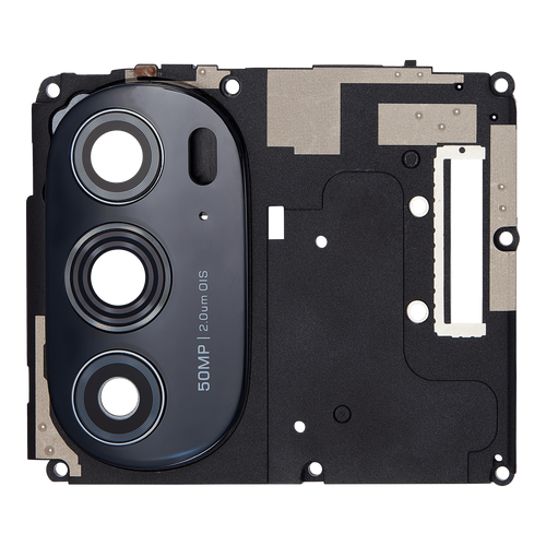 Antennenabdeckung mit Kameralinse hinten f. Moto Edge Plus/30 Pro/X30 Schwarz