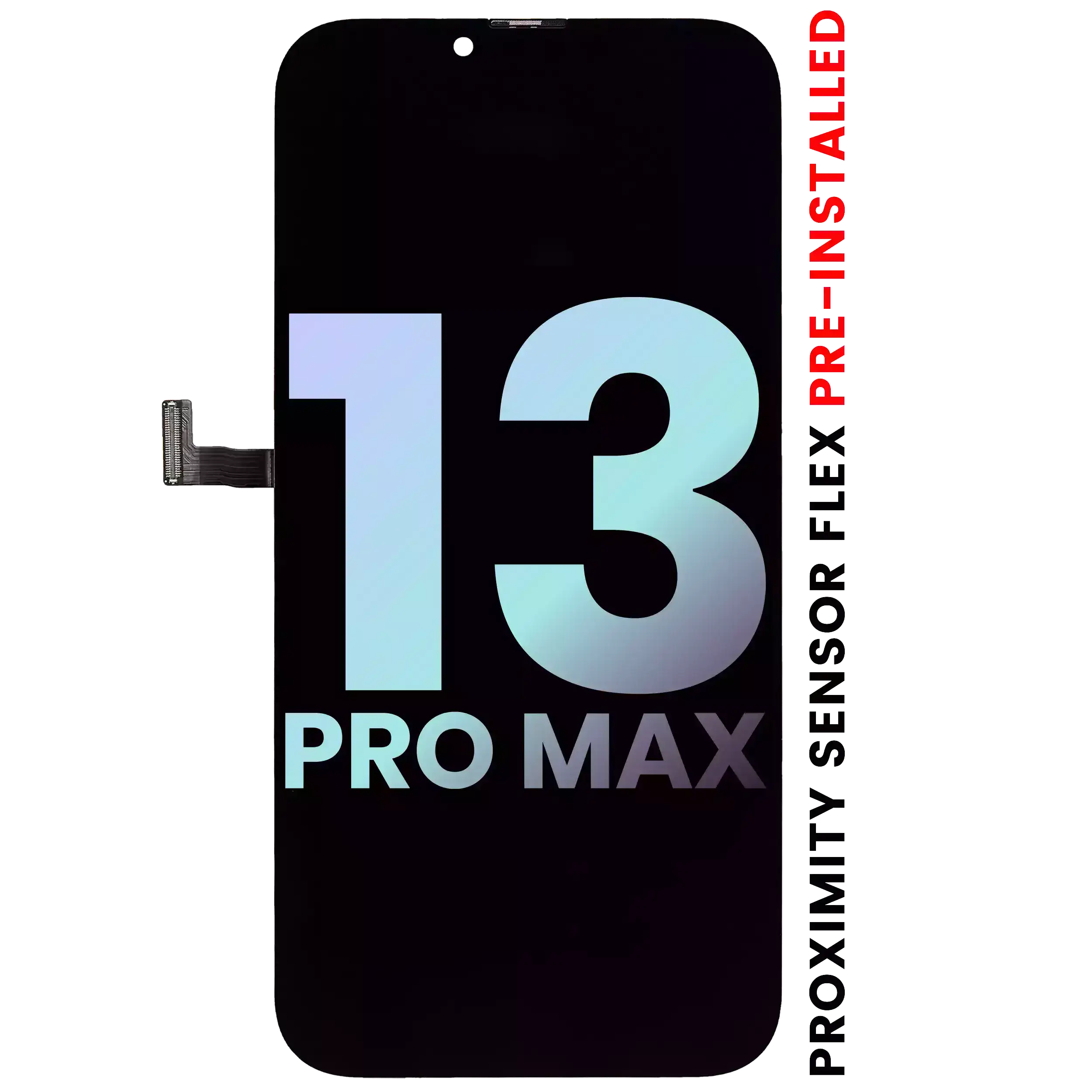 OLED Display with Pre-installed Proximity Sensor Flex for iPhone 13 Pro Max (Service Pack)