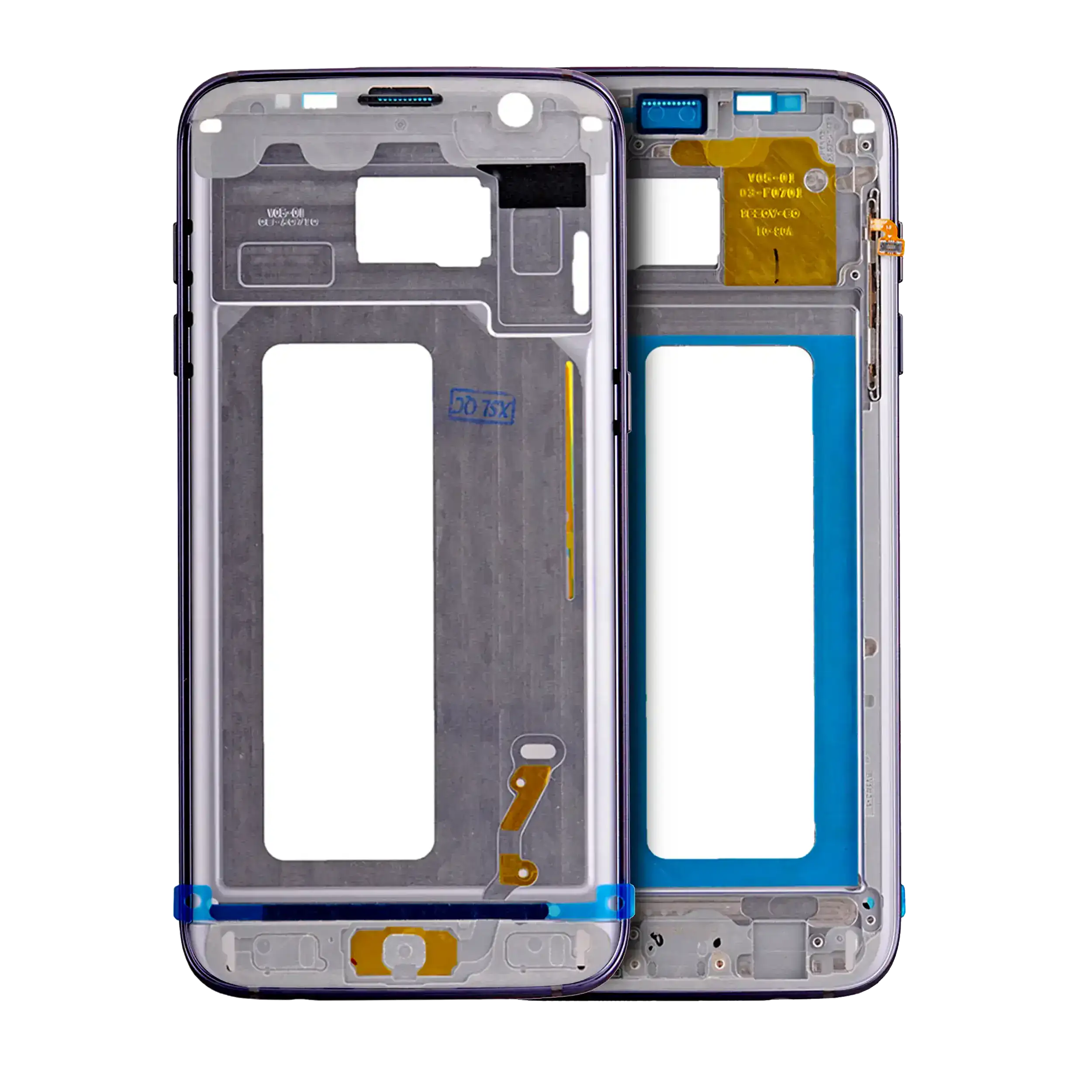 Midframe/Frame Back Cover/Frame for Samsung Galaxy S7 (with Small Parts) (Service Pack) (Black)