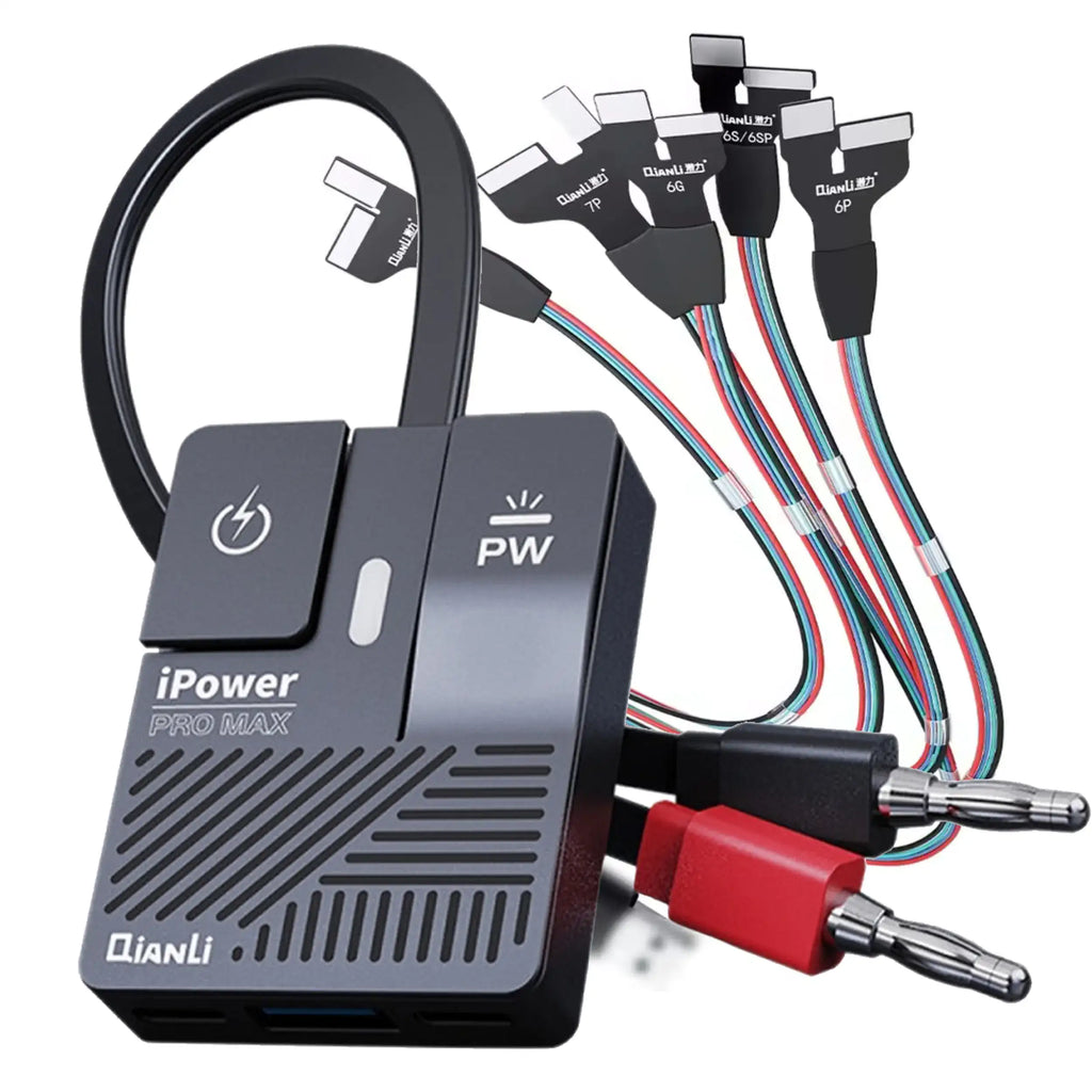 iPower Pro Max (7th Generation) DC Power Supply Cable with On/Off Switch for iPhone 6 to 14 Pro Max (V2.2) Qianli