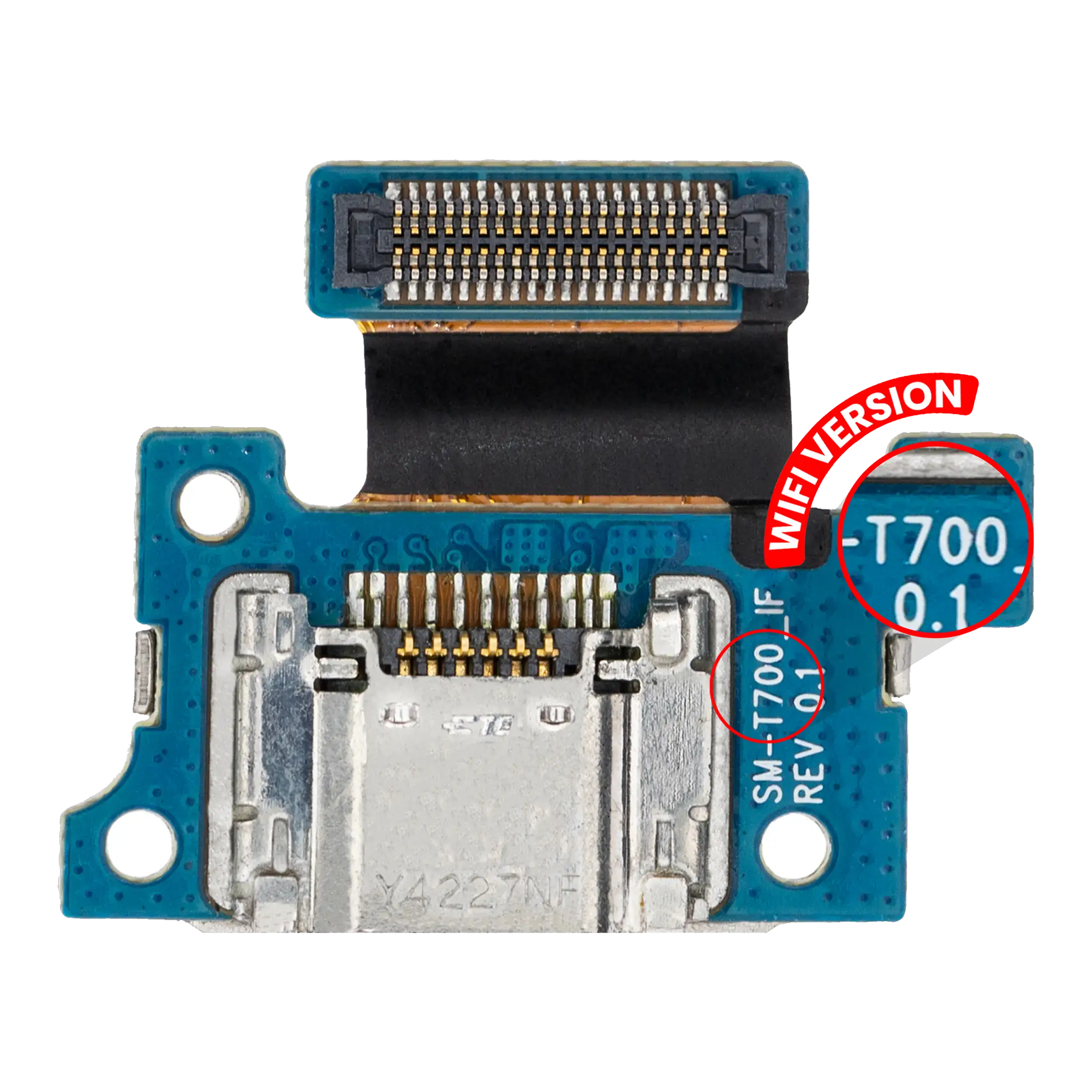 Charging Port Flex Cable for Samsung Galaxy Tab S 8.4" (T700/T701, 2014, WiFi Version) - Premium
