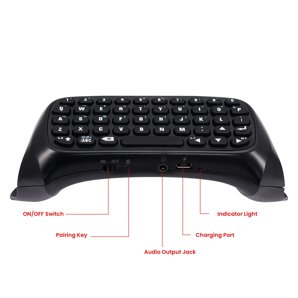 Wireless Controller Keyboard for PlayStation 4 / Slim / Pro (DOBE)