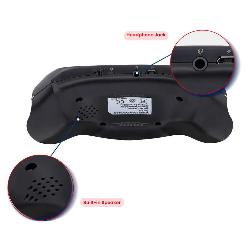 Wireless Controller Keyboard for PlayStation 4 / Slim / Pro (DOBE)