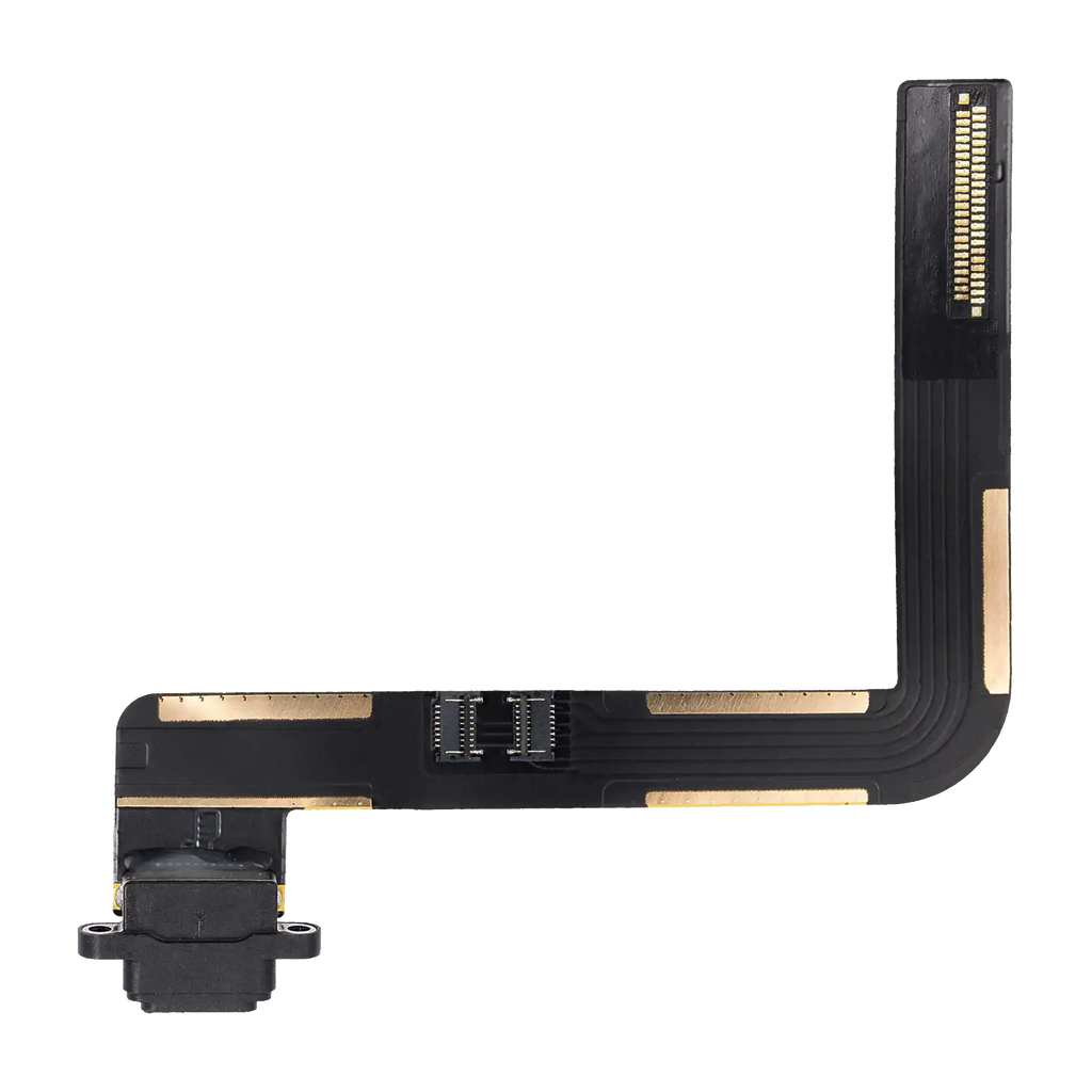 Ladebuchse-Flexkabel iPad Air 1/5/6 (Lötarbeit) Premium Schwarz