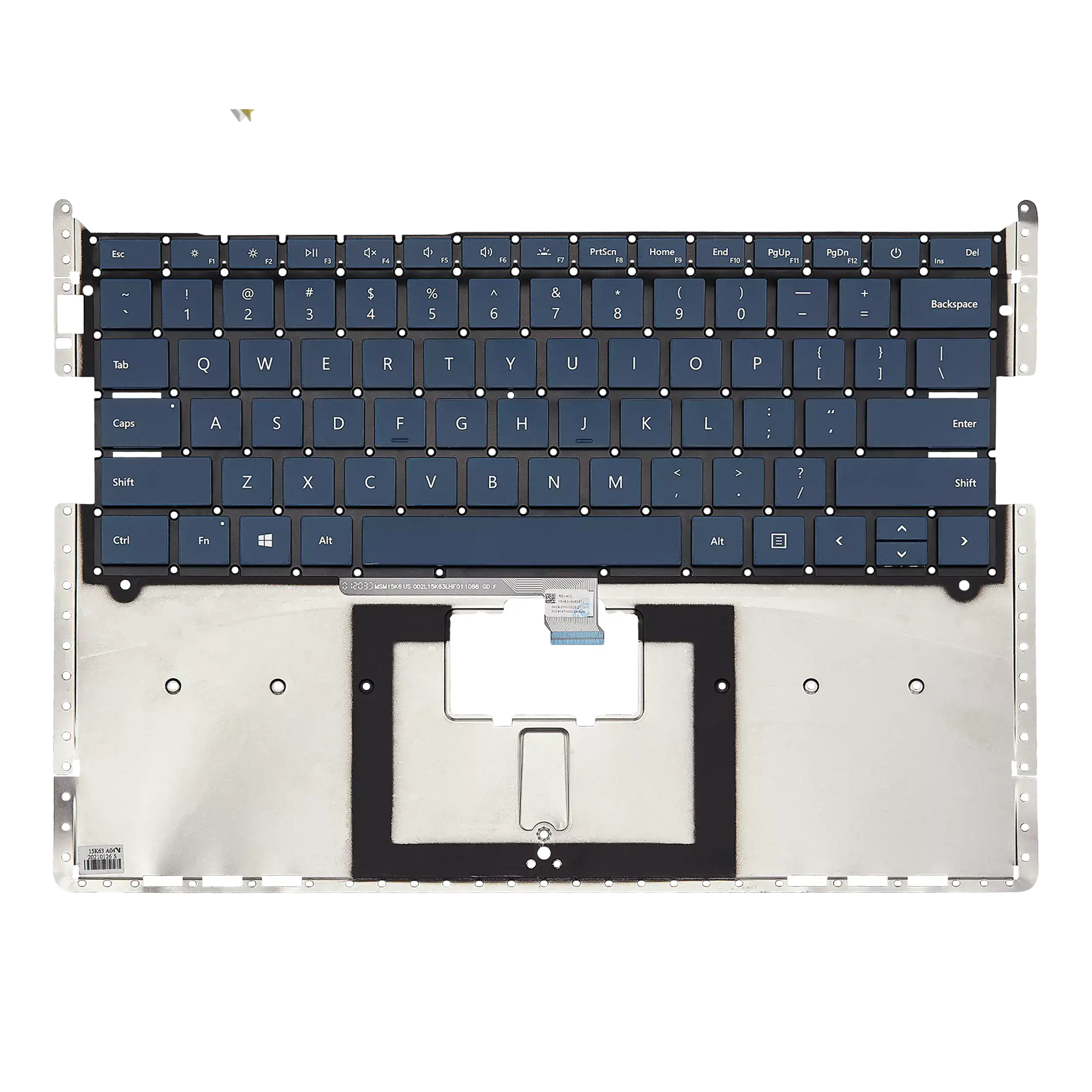 Tastatur (nur) für Microsoft Surface Laptop 1 / Laptop 2 13.5" (1769) (Blau)