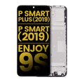 LCD-Display mit Rahmen für Huawei P Smart Plus, P Smart (2019), Enjoy 9S Refurb.