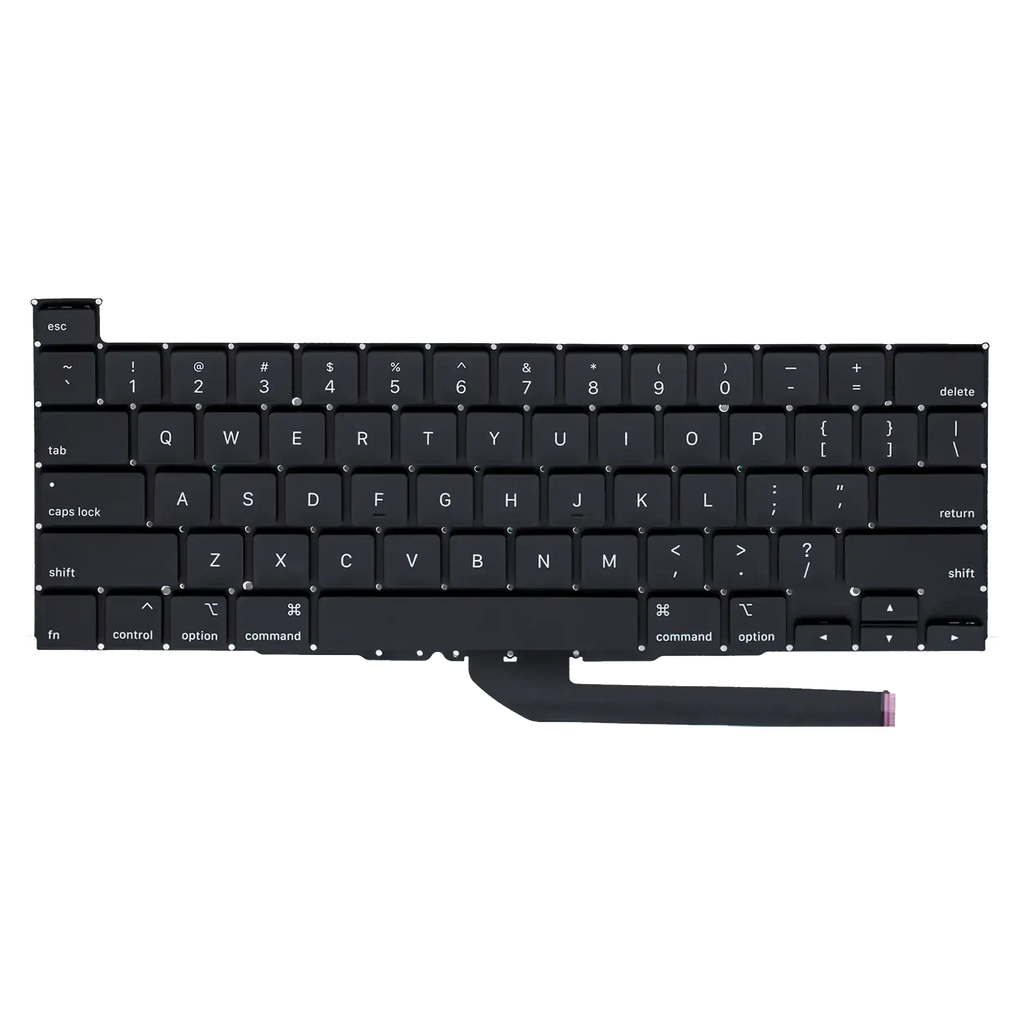 Backlit Keyboard with Screws for MacBook Pro 16" (A2141 / Mid 2019) (US English)