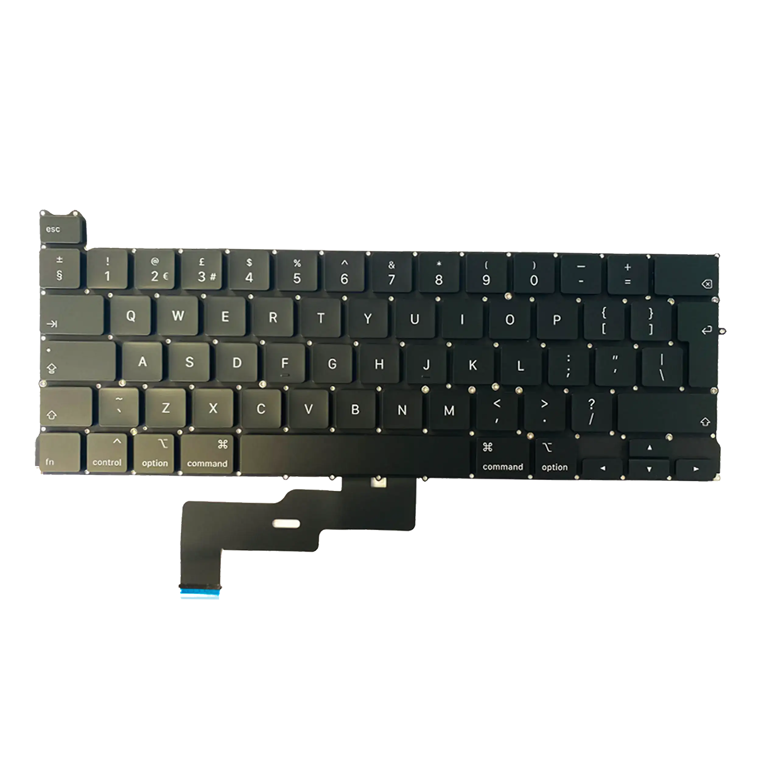 Tastatur mit Hintergrundbeleuchtung & Schrauben UK für MacBook Pro 13" A2289