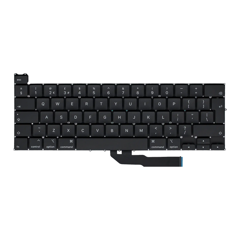 Backlit Keyboard with Screws for MacBook Pro 13" A2251 (2020) (UK English)