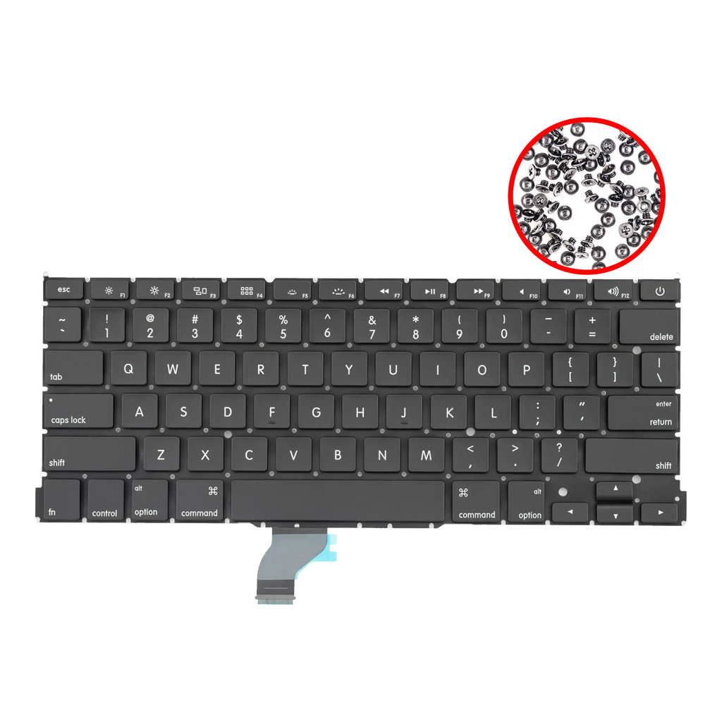 Tastatur mit Backlight & Schrauben (US) für MacBook Pro 13" A1502 2013-2015