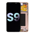 OLED-Display mit Rahmen für Samsung Galaxy S9 (Service Pack) (Sunrise Gold)