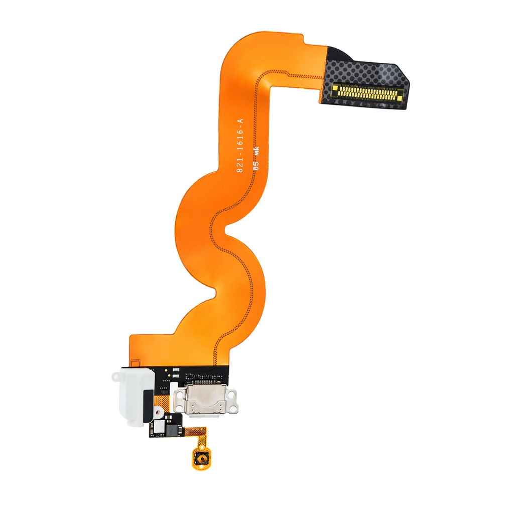 Headphone Jack with Charging Port Flex Cable for iPod Touch 5 (White)