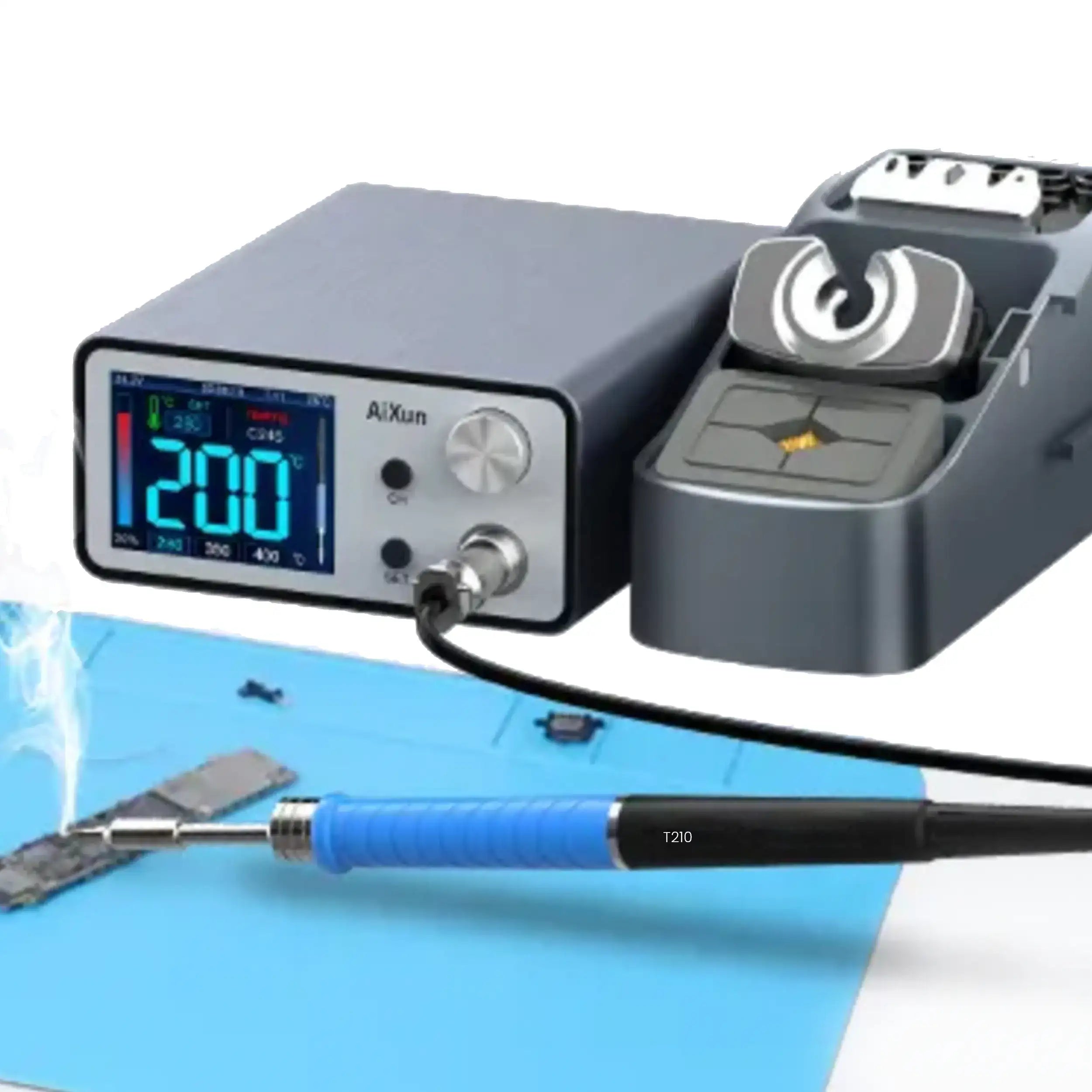 T3B 96W Micro Soldering Station with T210 and T115 Handles (Aixun, 110V/220V)