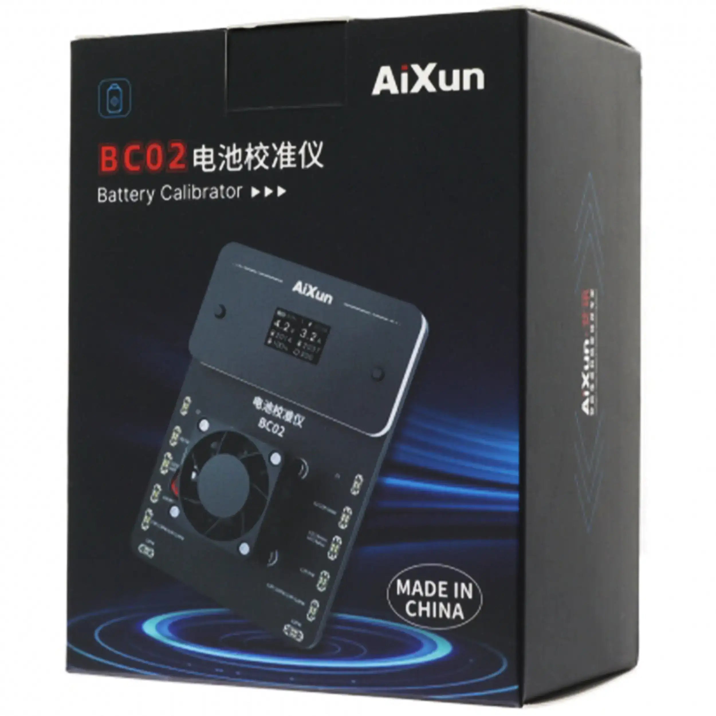 BC02 Dual-Channel Battery Calibrator with Battery Health Calibration for iPhone 11-14 Series (Aixun) (110V / North America)