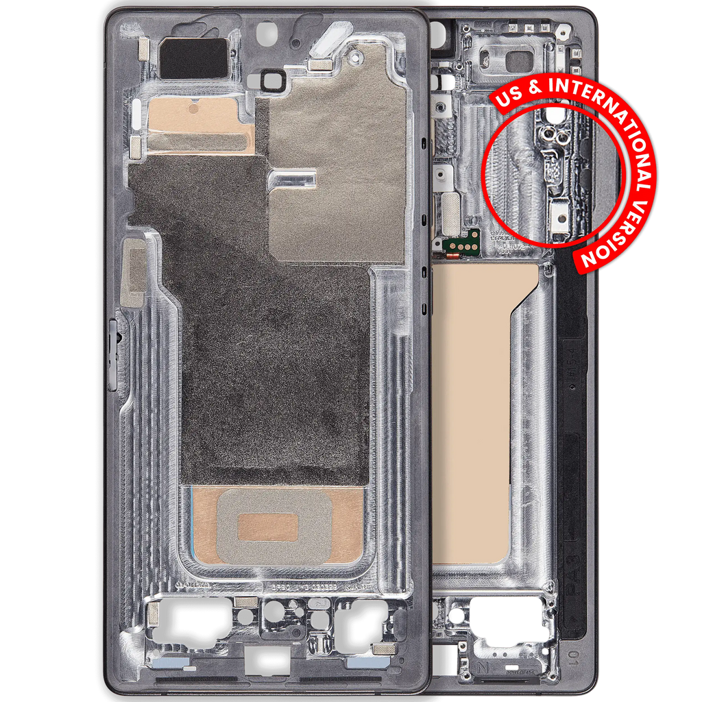 Midframe/Frame for Samsung Galaxy S25 Ultra (US & International Version) - Titanium Jet Black
