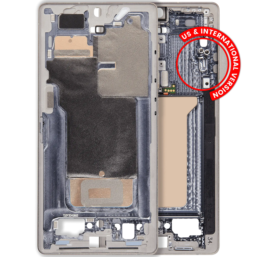 Midframe/Frame for Samsung Galaxy S25 Ultra (US & International Version) (Titanium Pink Gold)