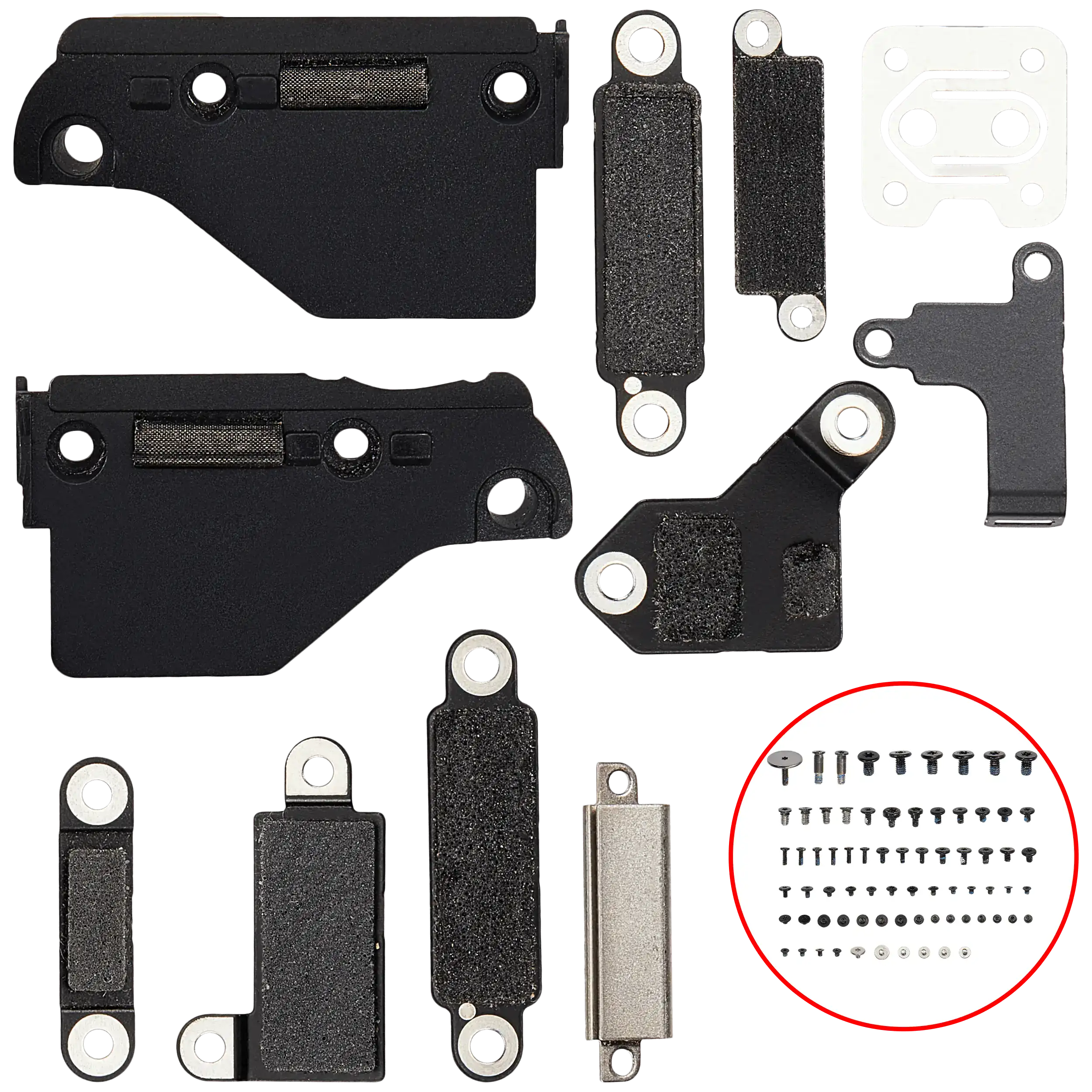 Set Metallhalterungen & Schrauben für MacBook Pro 16" A2141 (2019)