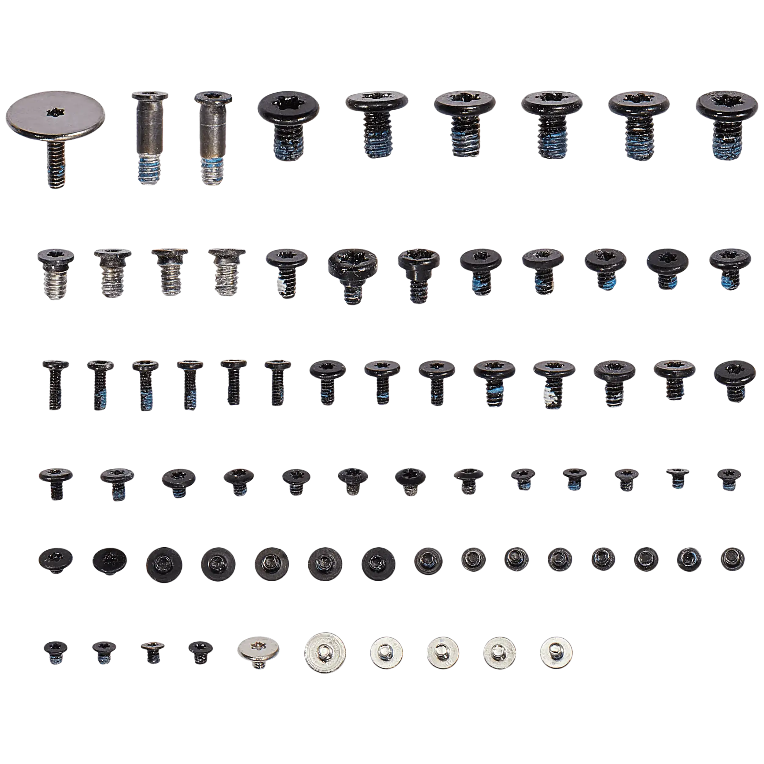 Set Metallhalterungen & Schrauben für MacBook Pro 16" A2141 (2019)