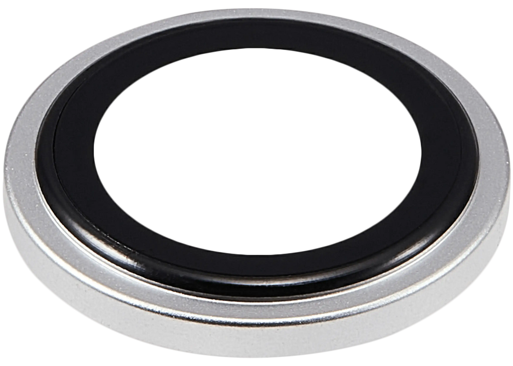 Casper Camera Lens Protector compatible with iPhone 16E / 17E (Silver) (Clear)