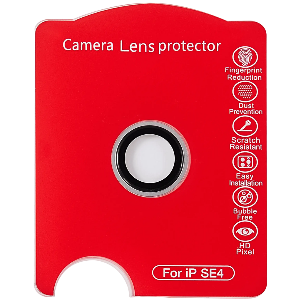 Casper Camera Lens Protector compatible with iPhone 16E / 17E (Silver) (Clear)