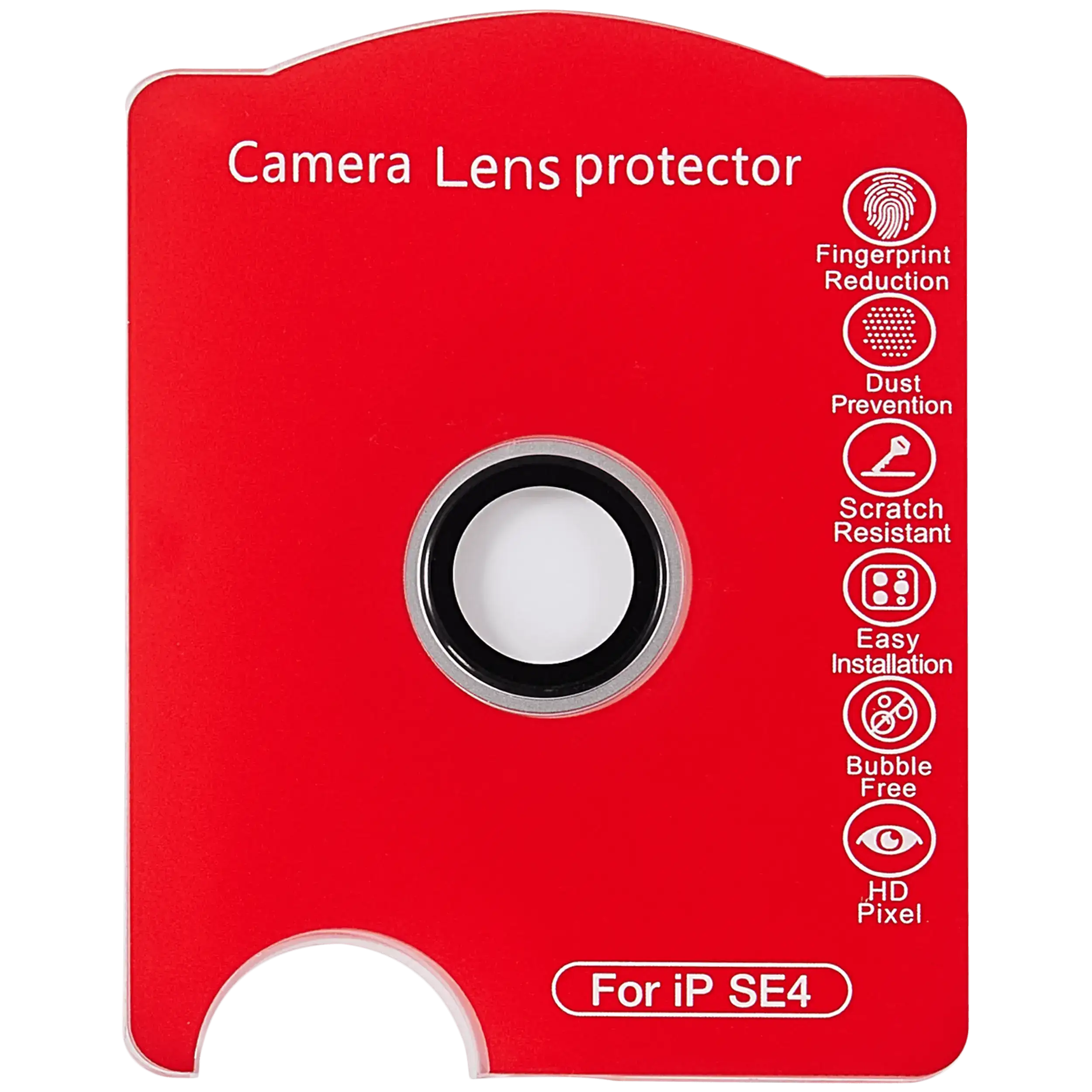 Casper Camera Lens Protector compatible with iPhone 16E / 17E (Silver) (Clear)