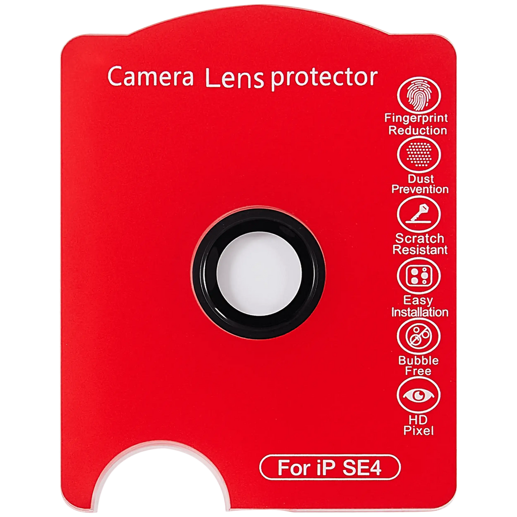 Casper Camera Lens Protector Compatible for iPhone 16E / 17E (Black) (Clear)