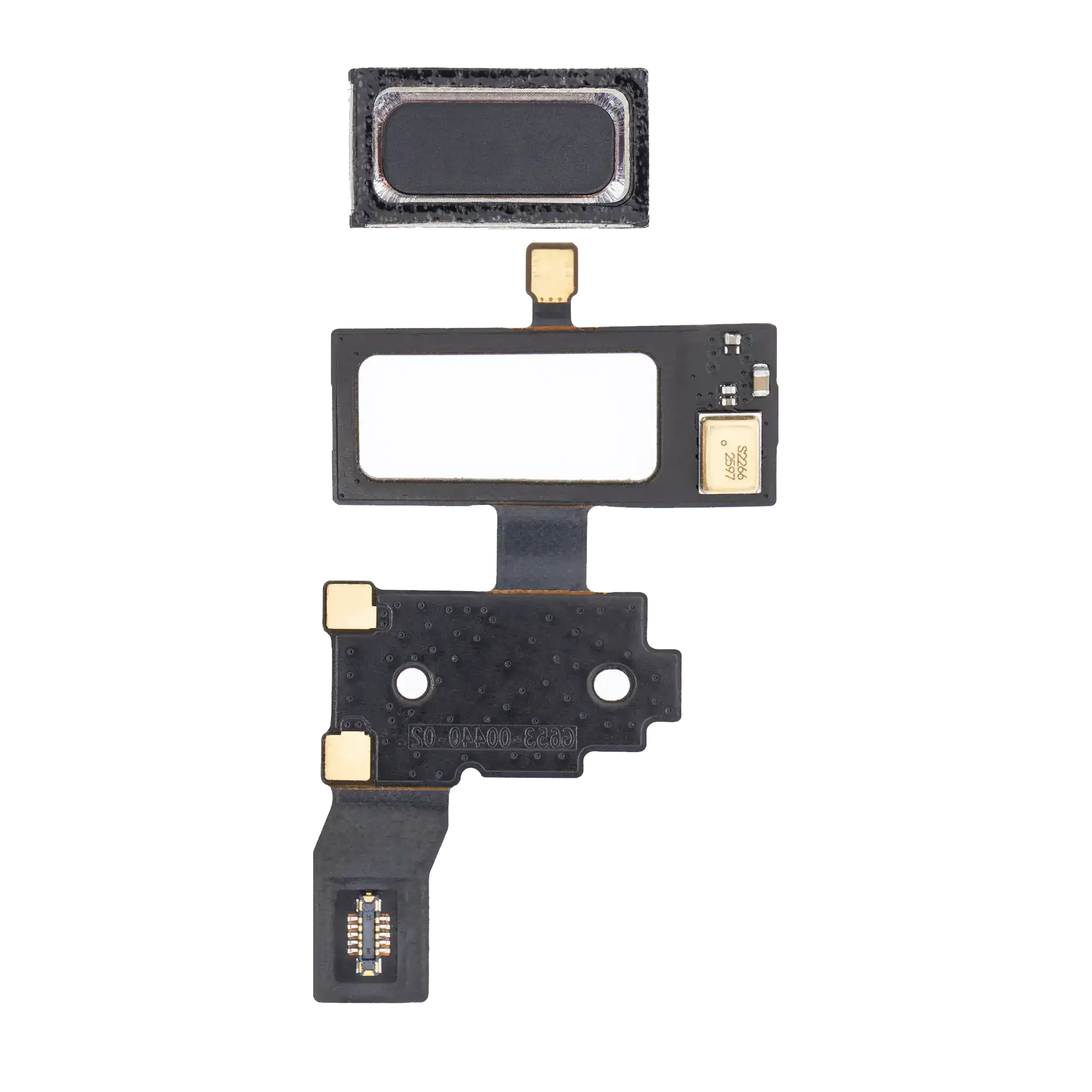 Earpiece Speaker with Proximity Sensor and Microphone Flex Cable for Google Pixel 3 XL