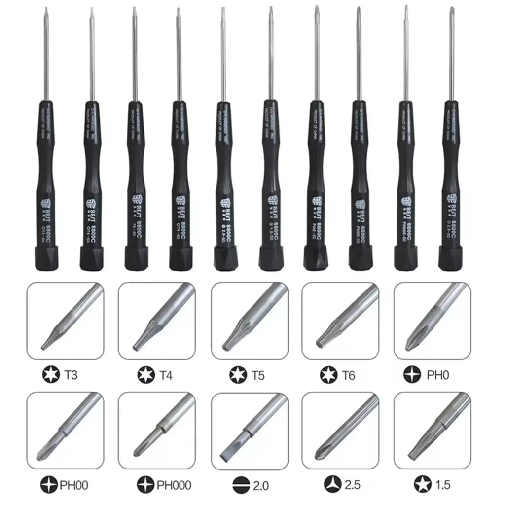 Precision Screwdriver Set (Bst-8800) (10-in-1) (Best)