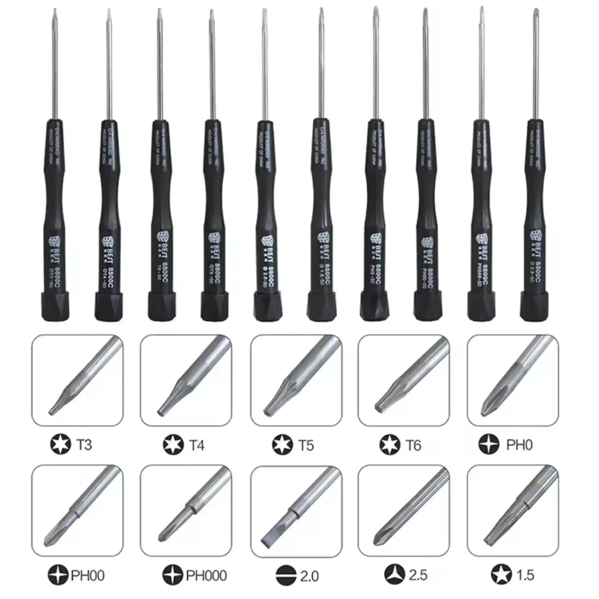 Präzisions-Schraubendreher-Set (Bst-8800) (10 in 1) (Best)