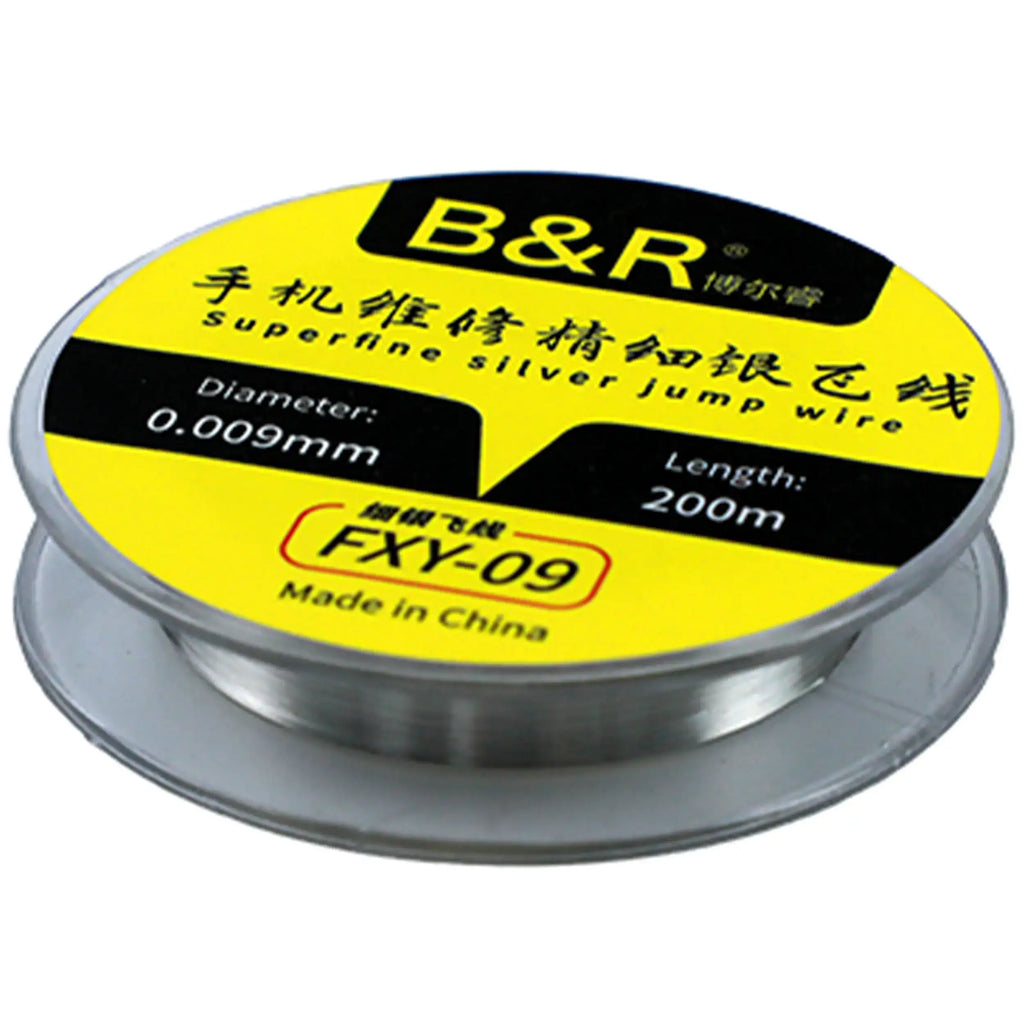 B&R 0,009 mm × 200 m superfeiner Silber-Jumper-Draht