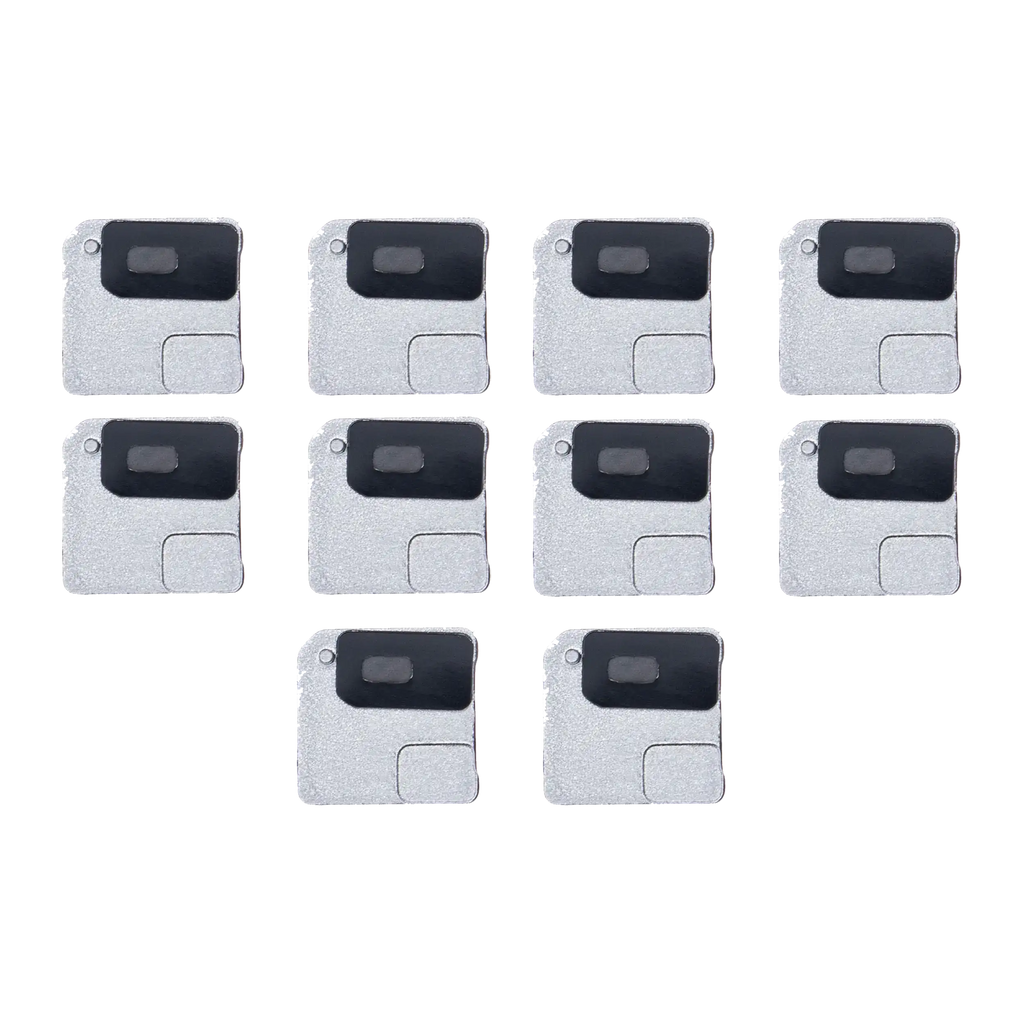 Blitzlicht-Halterung mit Mikrofon-Mesh für iPhone 12 Mini (Weiß) 10er-Pack
