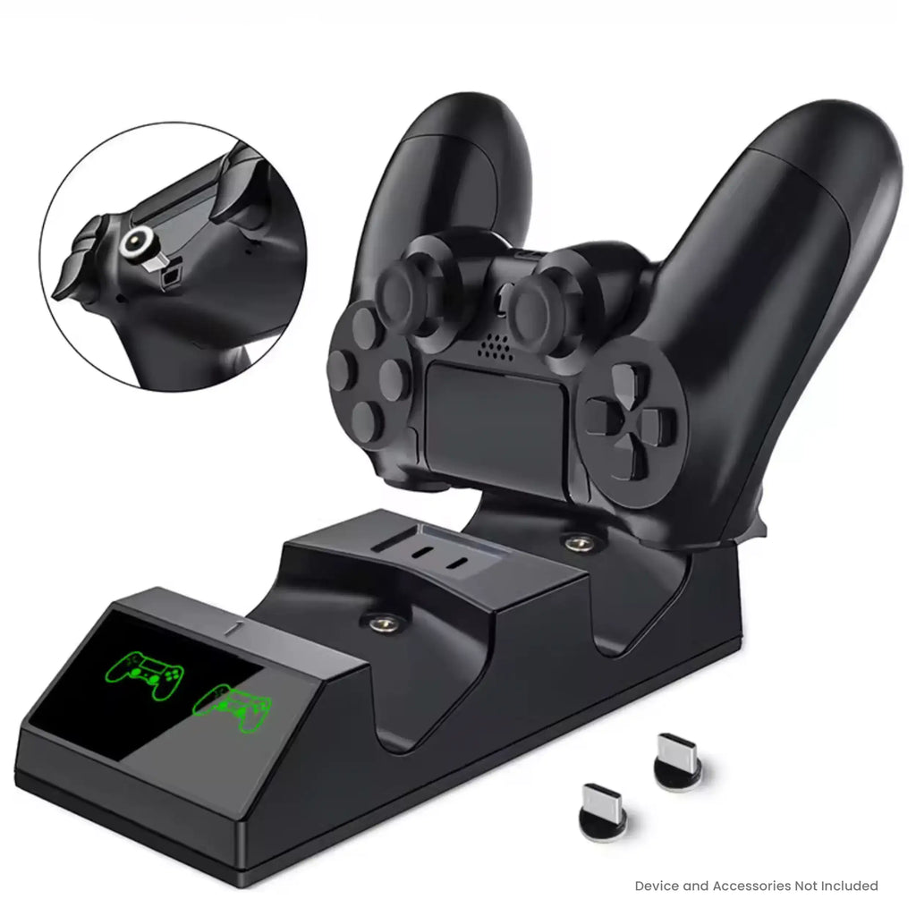 Dual Charging Station for Wireless Controllers – PlayStation 4 / Slim / Pro (DOBE)