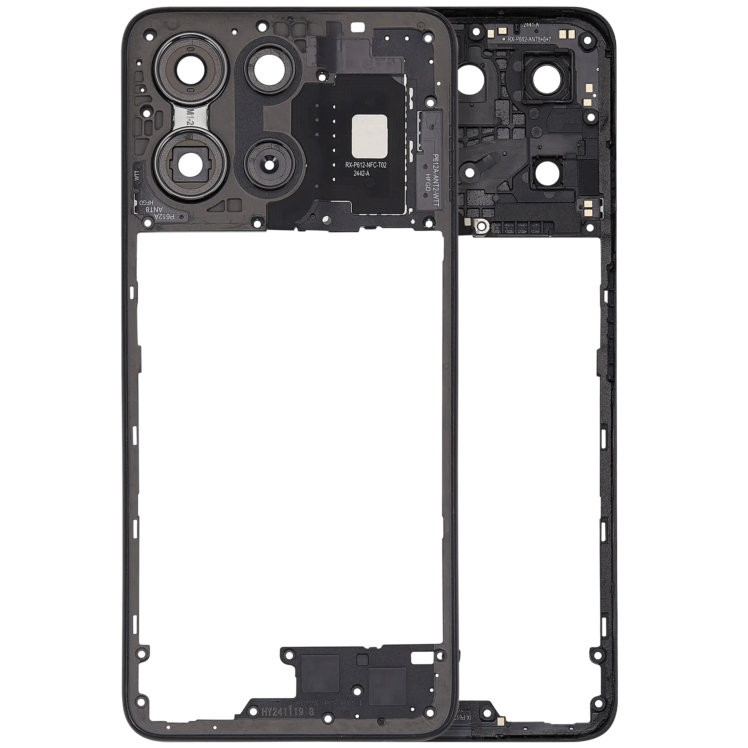 Midframe/Frame for Motorola Moto G 5G (XT2513 / 2025) (Forest Gray)