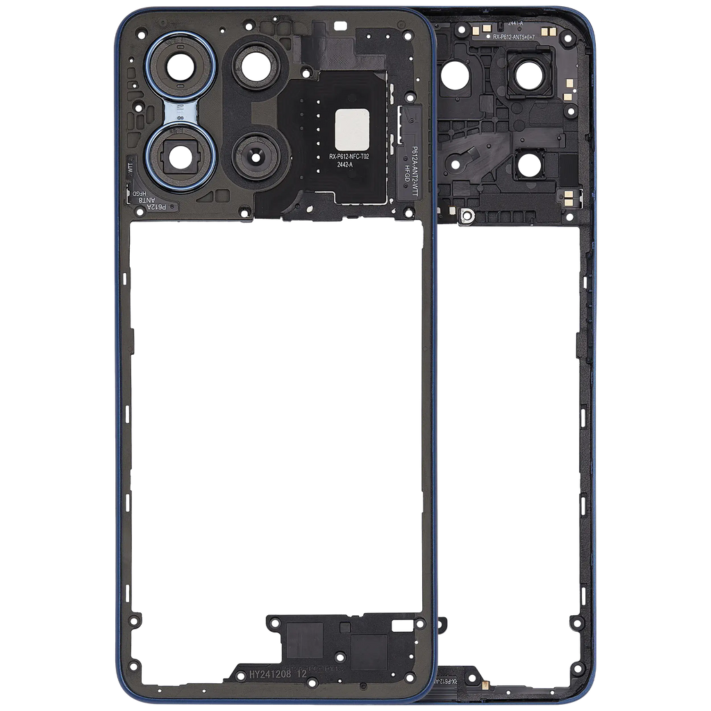 Midframe for Motorola Moto G 5G (XT2513 / 2025) – Sapphire Blue