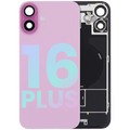 Back cover with MagSafe magnet, NFC, and flash flex cable for iPhone 16 Plus (Service Pack) (Pink)