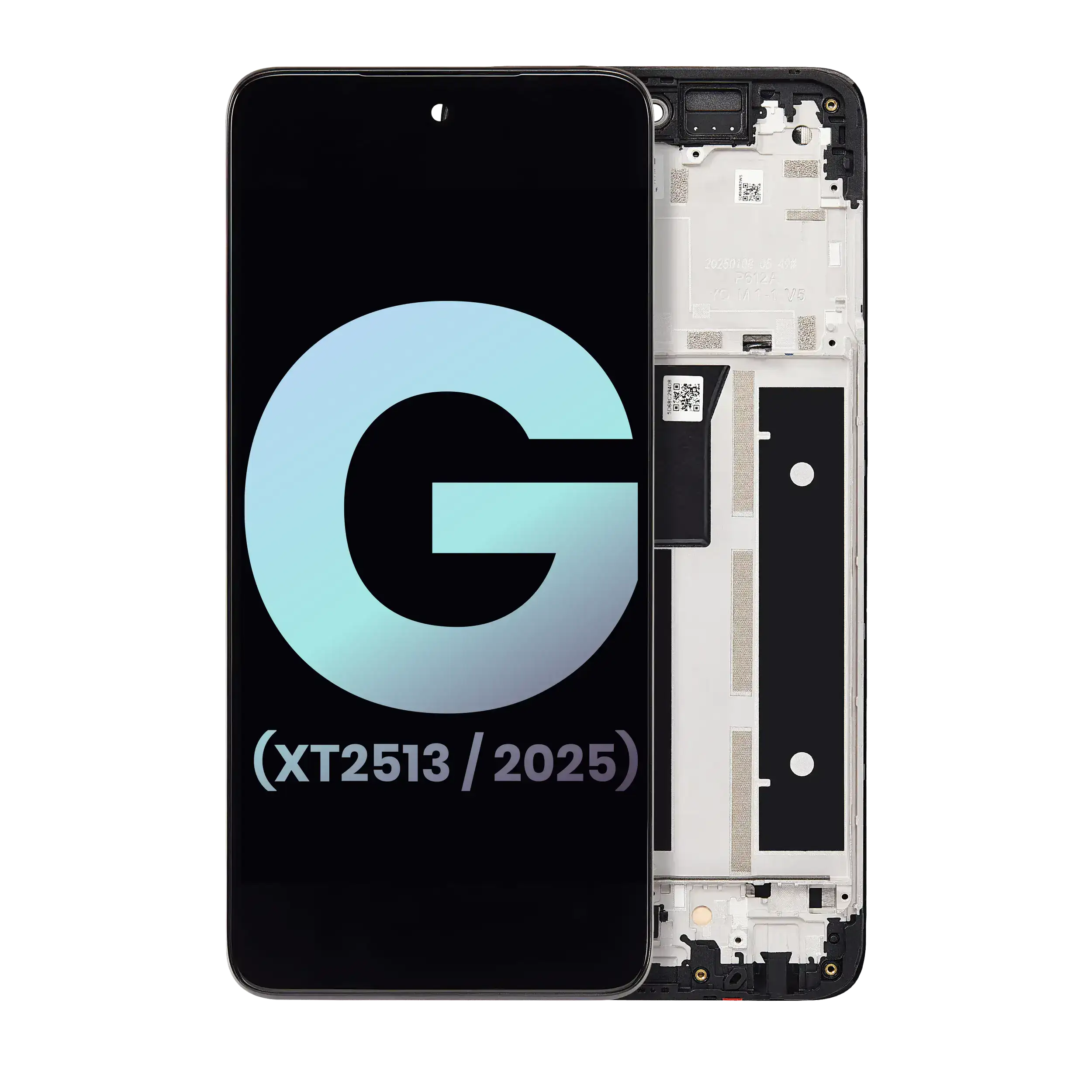 LCD Module with Frame for Motorola Moto G 5G (XT2513 / 2025) Original OEM (All Colors)