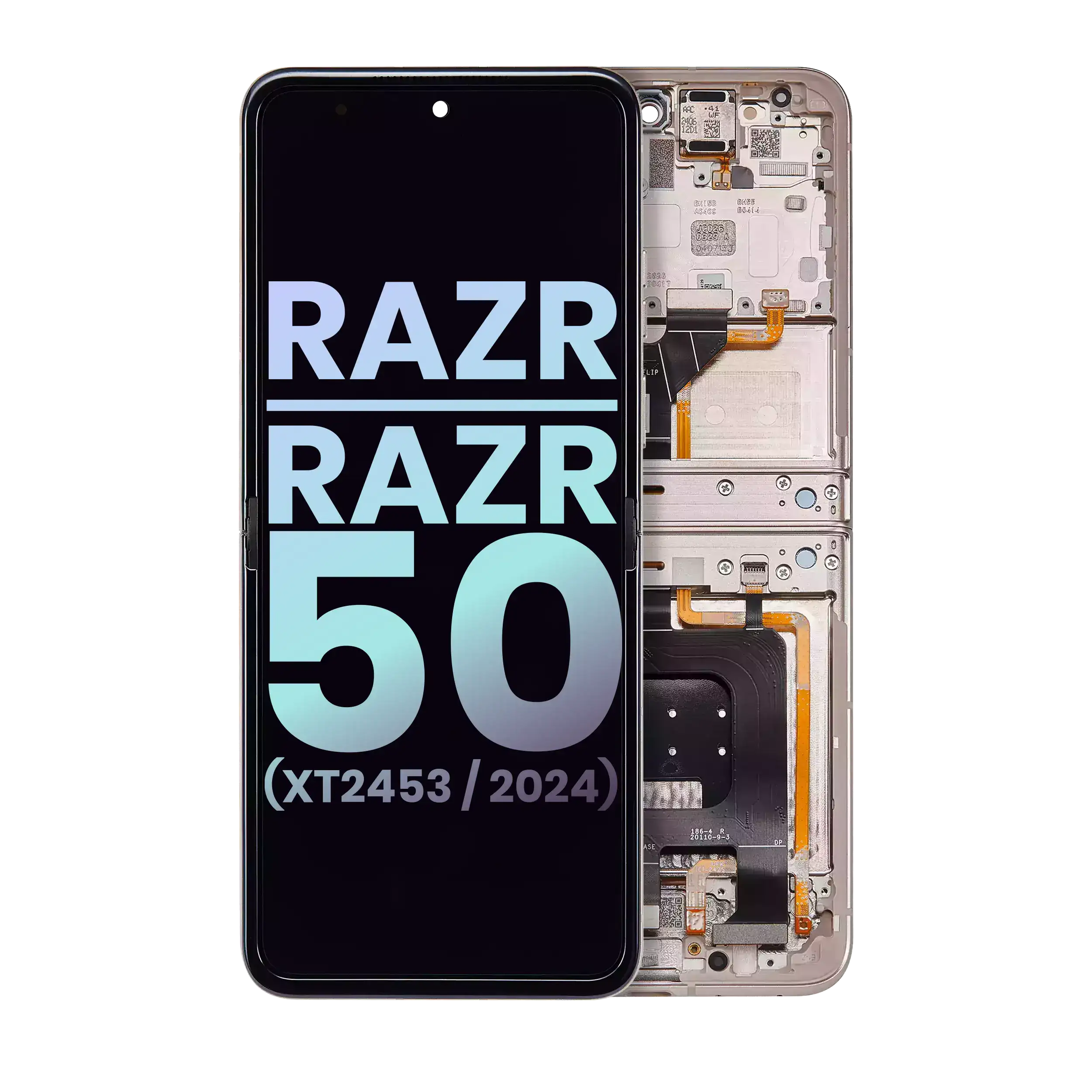 Main OLED Display for Motorola Razr / Razr 50 (XT2453 / 2024) (Original OEM) (Beach Sand)