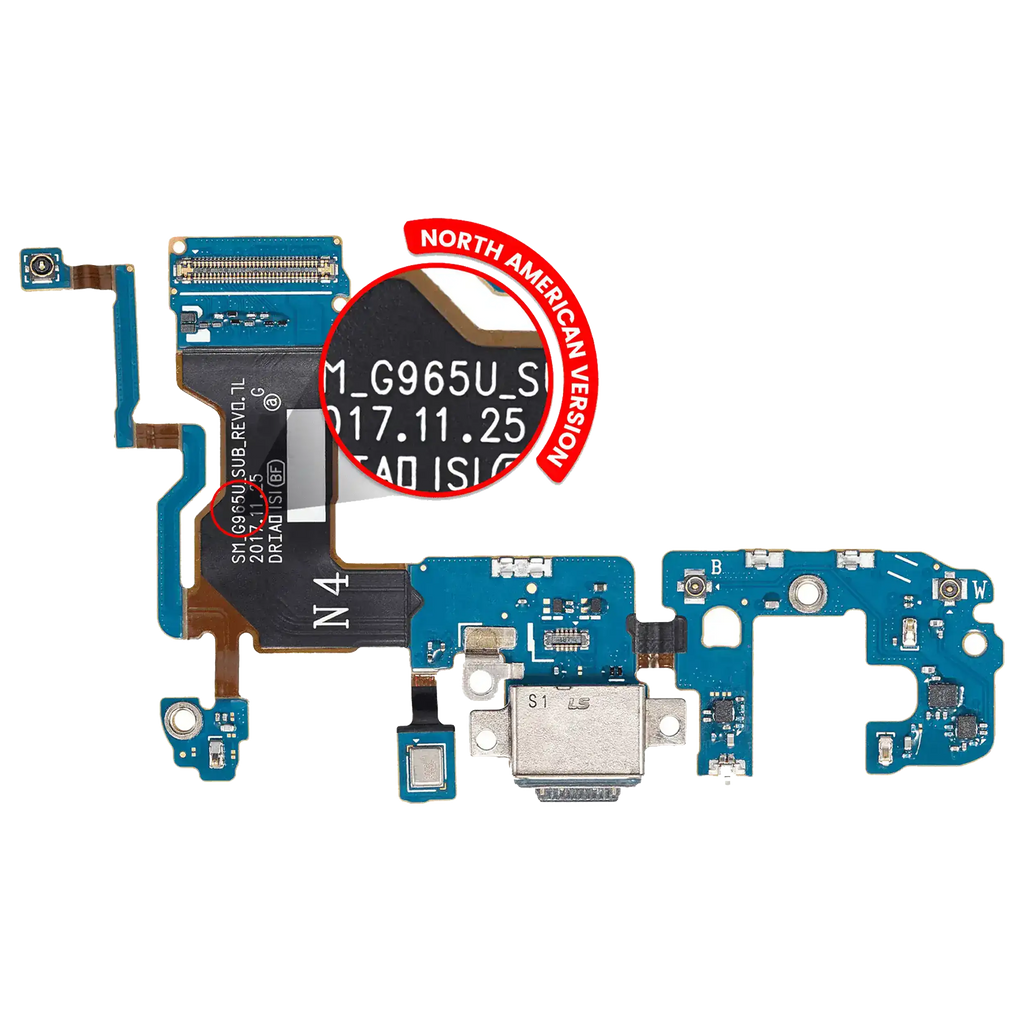 Ladebuchse mit Flex-Kabel für Samsung Galaxy S9 Plus (G965U) (US-Version)