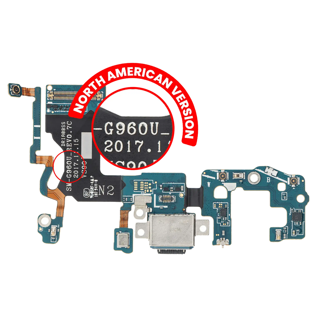 Ladebuchse mit Flexkabel für Samsung Galaxy S9 (G960U) (US-Version)