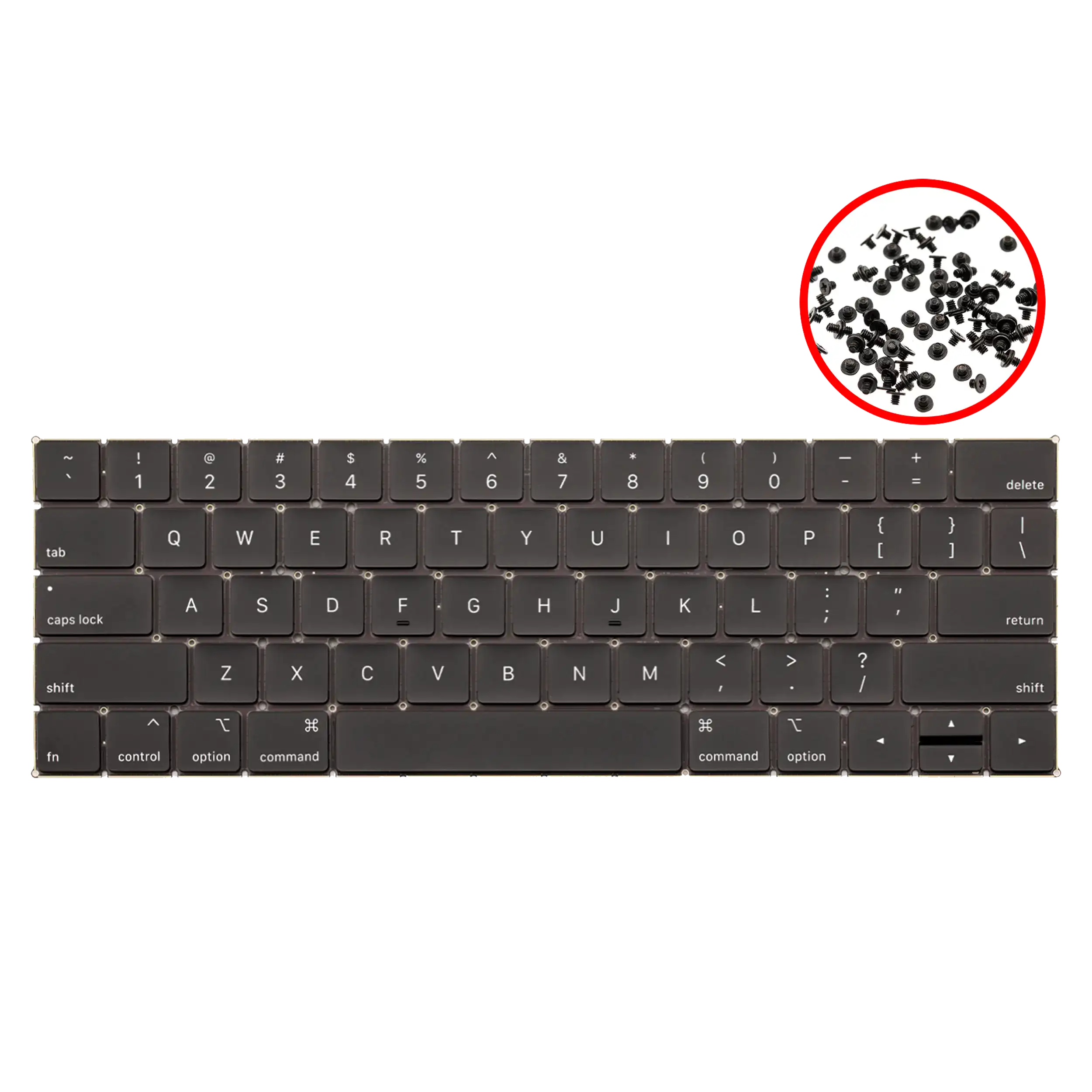 Tastatur mit Beleuchtung & Schrauben für MacBook Pro A1989/A1990 US English