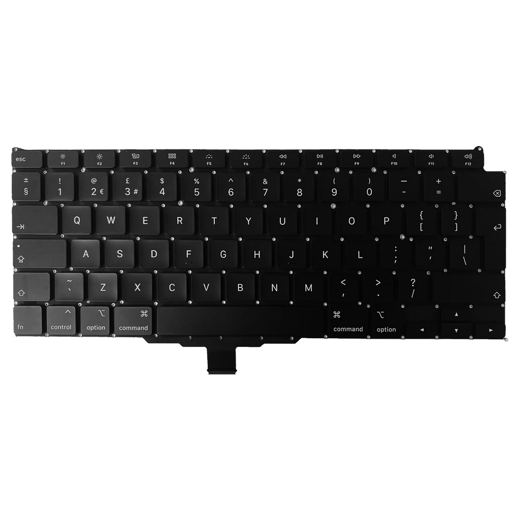 Hintergrundbeleuchtete Tastatur inkl. Schrauben für MacBook Air 13" A2179 UK