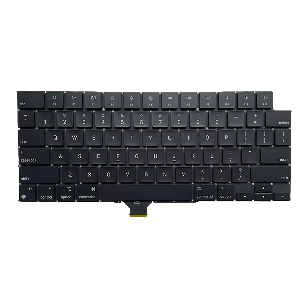 Keyboard (US English) for MacBook Pro 14" A2442/A2779/A2918/A2992/A3112/A3401/A3185 & 16" A2485/A2780/A2991/A3403/A3186 (Late 2021 - Early 2025)