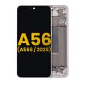 OLED-Display mit Rahmen für Samsung Galaxy A56 5G (Refurbished) (Pink)