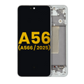OLED-Display mit Rahmen für Samsung Galaxy A56 5G (Refurbished) (Olive)
