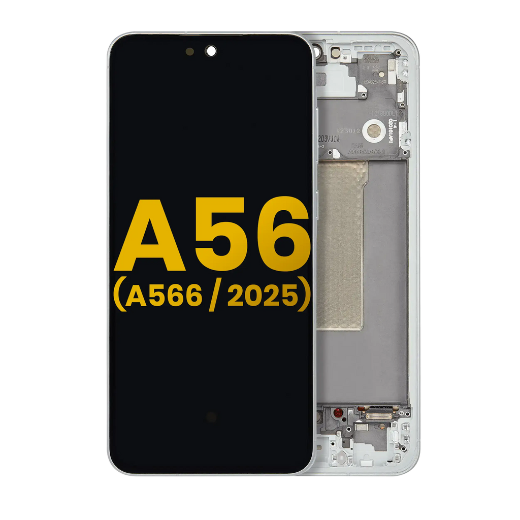 OLED Display with Frame for Samsung Galaxy A56 5G (A566 / 2025) (Refurbished) (Olive)
