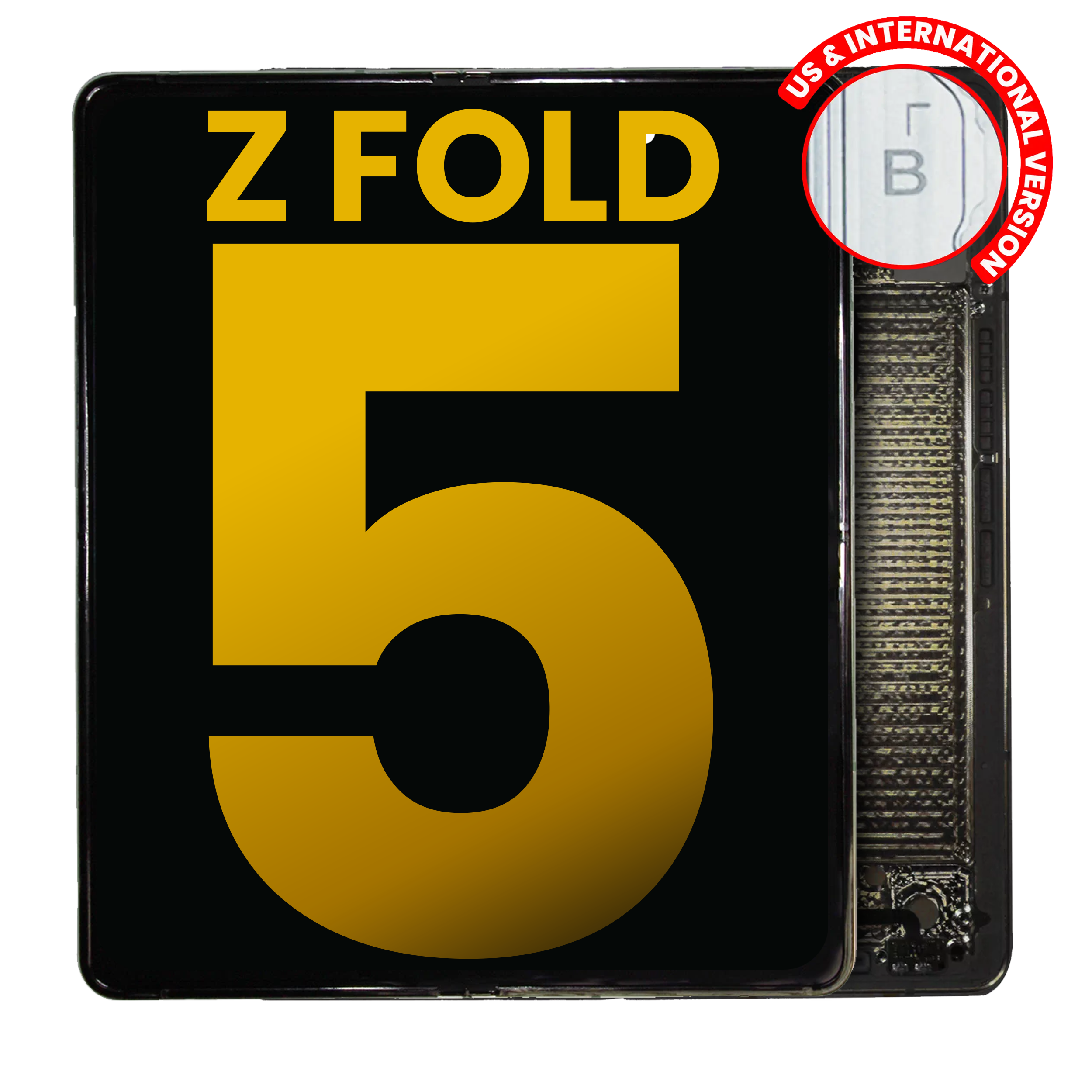Inner OLED-Display mit Rahmen für Samsung Galaxy Z Fold 5 Refurbished Beige