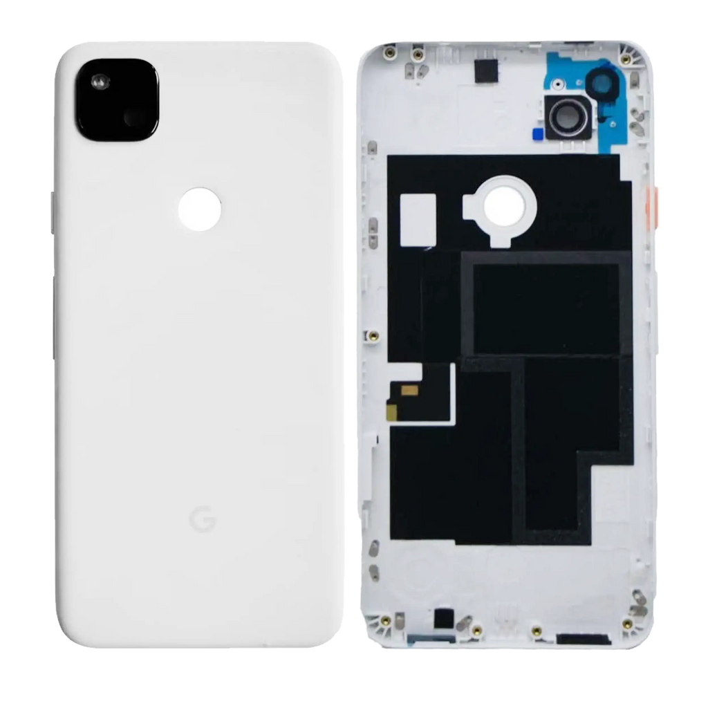 Backcover-Glas für Google Pixel 4a 5G (Original OEM) (Clearly White)