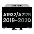 LCD Display for MacBook Air 13" A1932 (2019) / A2179 (2020) (Used OEM Pull, Grade A) (Space Gray)